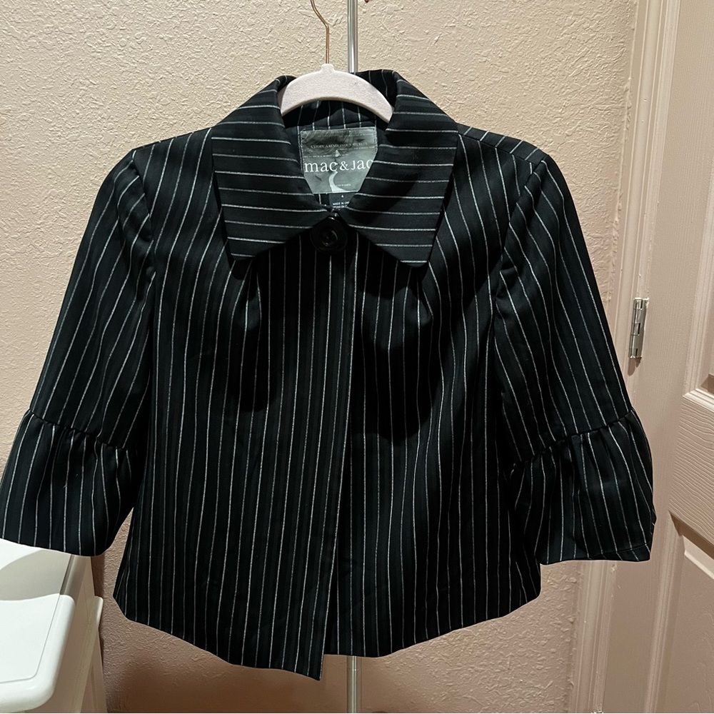 Mac & Jac French Twist Tweed Wool Swing Jacket